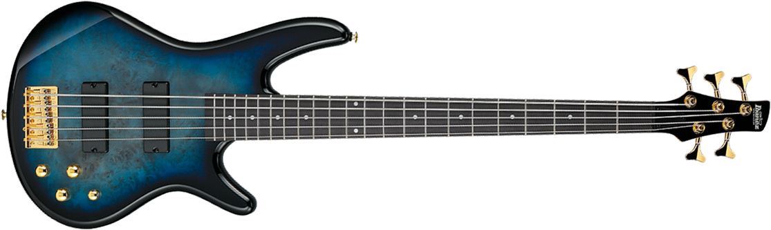 Ibanez Gsr205pc Tmu Gio 5c Active Pur - Transparent Marine Burst - Bajo eléctrico de cuerpo sólido - Main picture