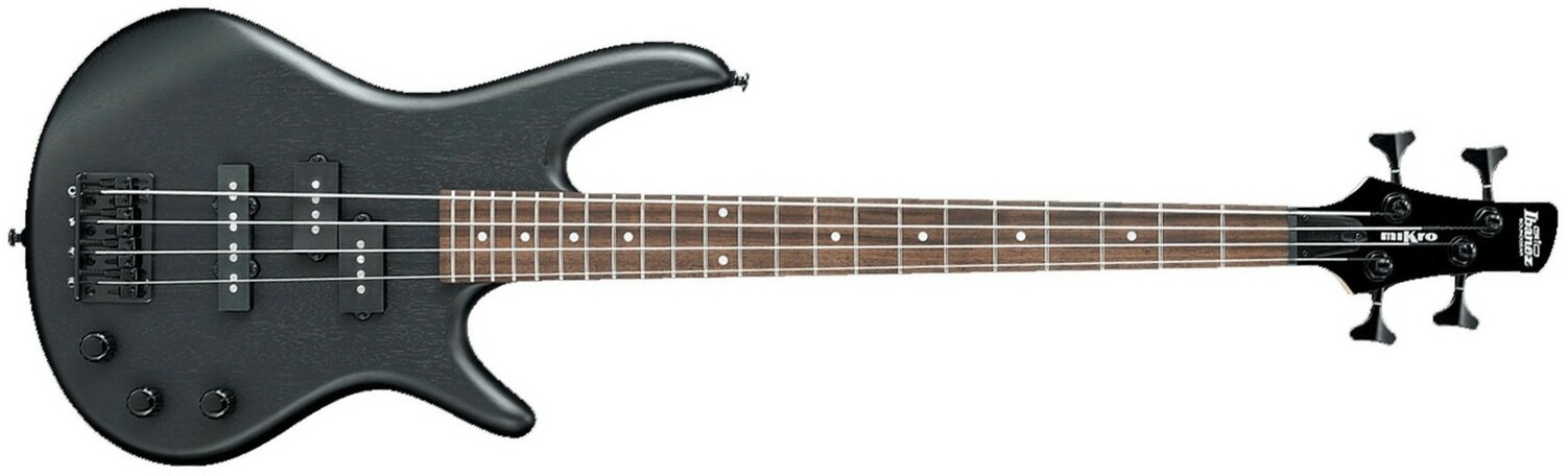 Ibanez Gsrm20bwk Mikro - Weathered Black - Bajo eléctrico para niños - Main picture