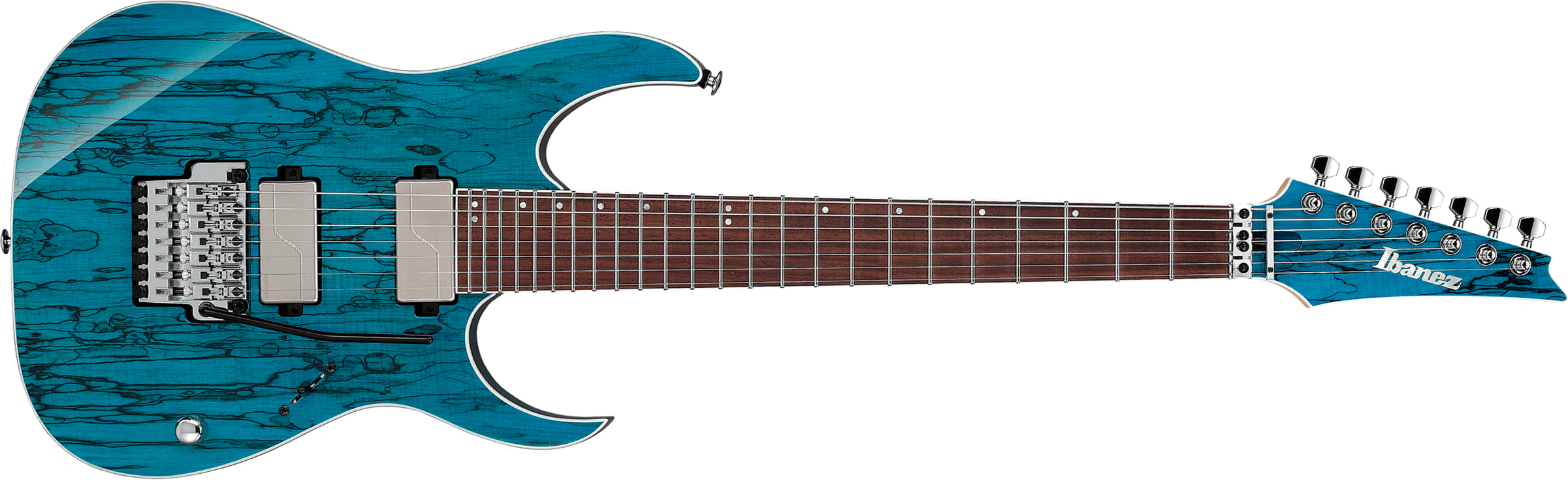Ibanez Hazuki Hzk1 Jap Signature 2h Fishman Fluence Fr Rw - Blue - Guitarra eléctrica con forma de str. - Main picture