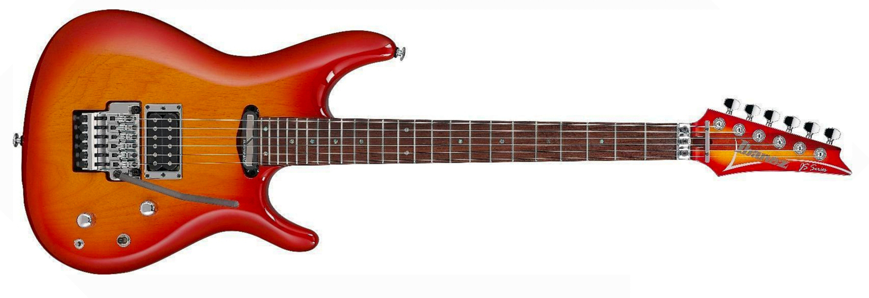 Ibanez Joe Satriani J2470 Cs Prestige Jap Signature 2h Dimarzio / Sustainiac Fr Rw - Cherry Sunburst - Guitarra eléctrica de autor - Main picture