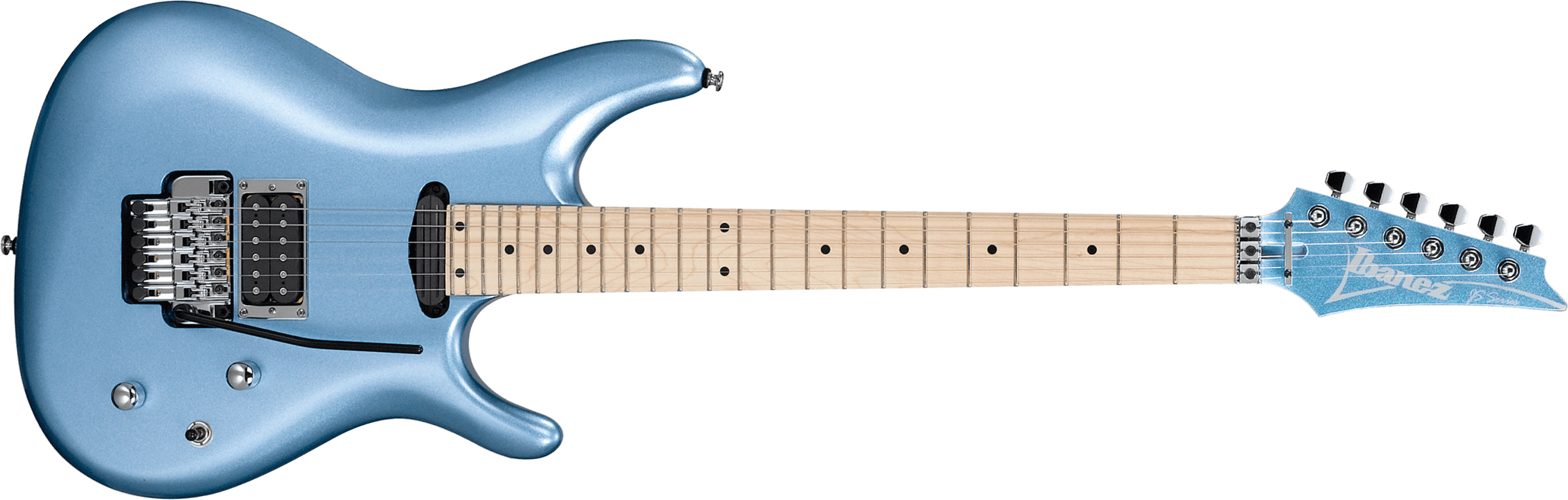 Ibanez Joe Satriani Js140m Sdl Signature Hst Fr Mn - Soda Blue - Guitarra eléctrica con forma de str. - Main picture