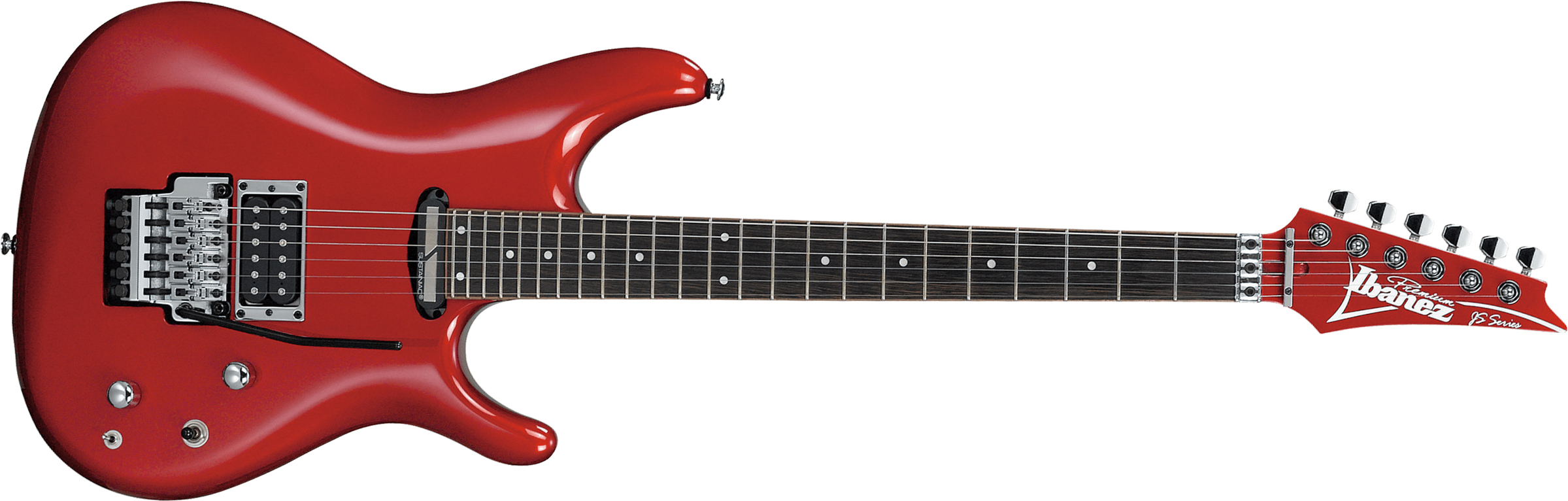 Ibanez Joe Satriani Js240ps Ca Signature Hst Dimarzio Sustainiac Fr Pp - Candy Apple - Guitarra eléctrica con forma de str. - Main picture