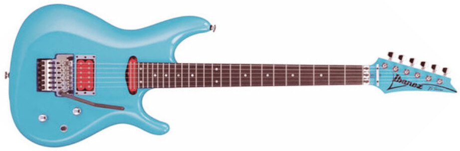 Ibanez Joe Satriani Js2410 Syb Prestige Jap Signature 2h Fr Rw - Sky Blue - Guitarra eléctrica con forma de str. - Main picture