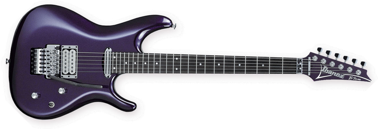 Ibanez Joe Satriani Js2450 Mcp Prestige Japon Hst Fr Rw - Muscle Car Purple - Guitarra eléctrica con forma de str. - Main picture