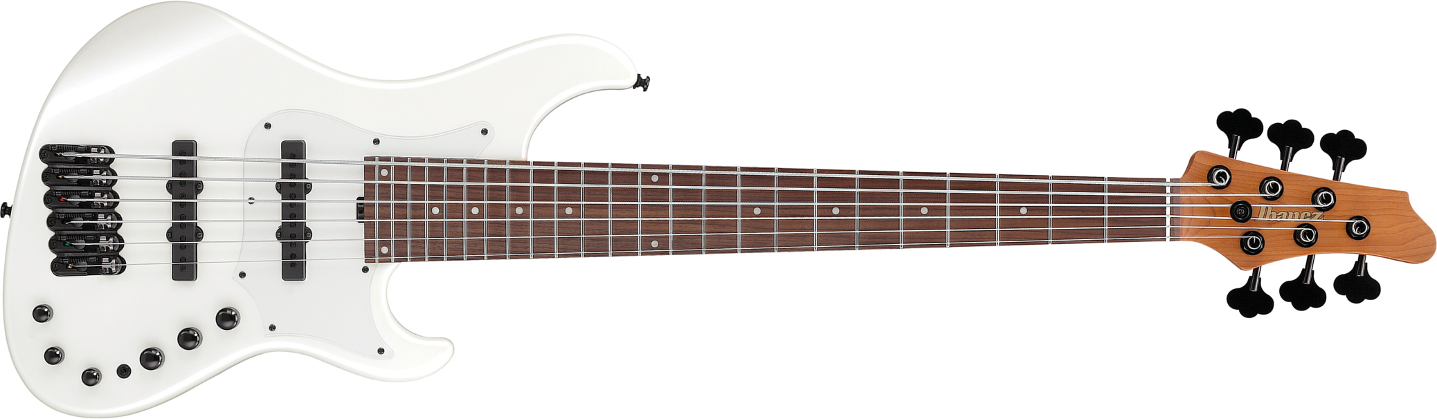 Ibanez Mdm1006 Pw Mode 6c Active Rw - Pearl White - Bajo eléctrico de cuerpo sólido - Main picture