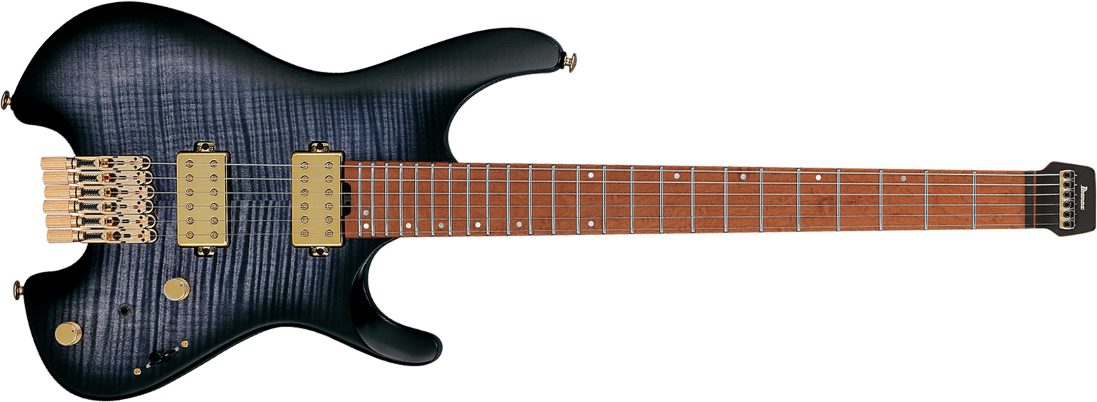Ibanez Q52fmg Drl Quest Standard 2h Ht Mn - Deep Twilight Burst Low Gloss - Guitarra eléctrica de viaje - Main picture