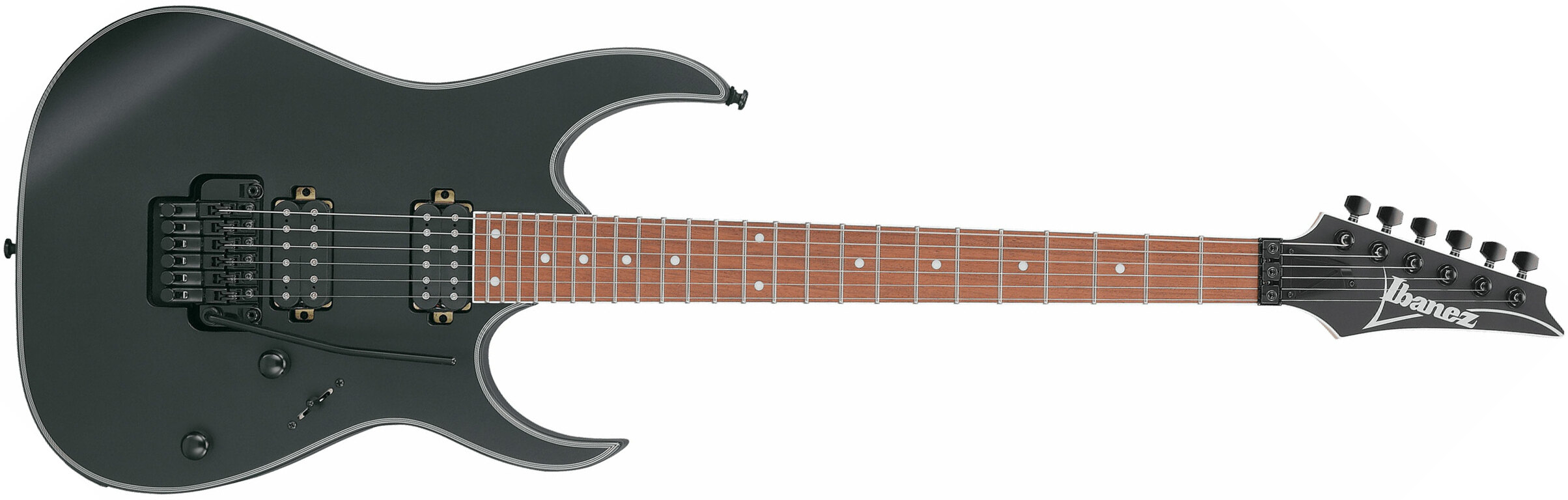 Ibanez Rg420ex Bkf Standard 2h Fr Jat - Black Flat - Guitarra eléctrica con forma de str. - Main picture