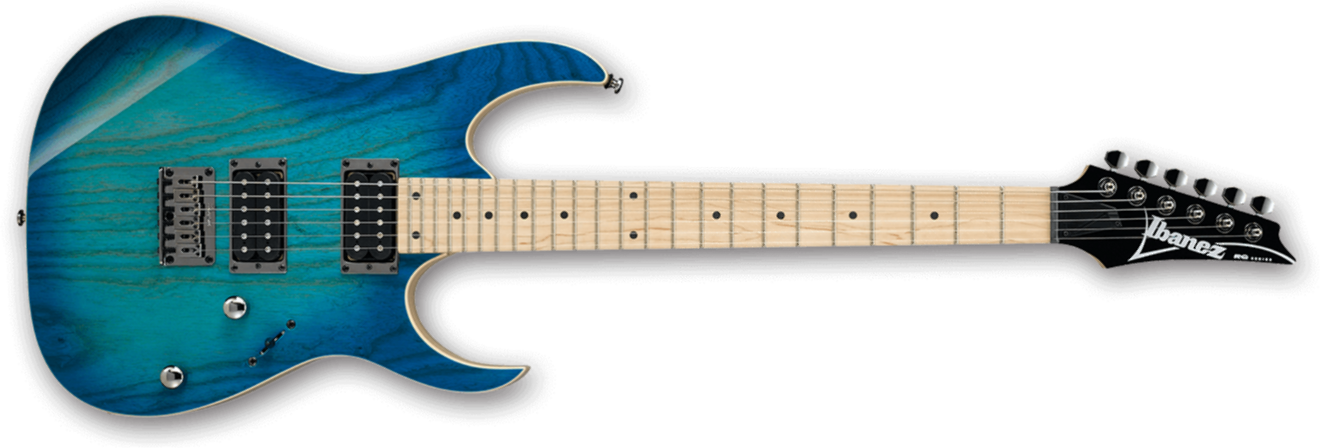 Ibanez Rg421ahm Bmt Standard Hh Ht Mn - Blue Moon Burst - Guitarra eléctrica con forma de str. - Main picture