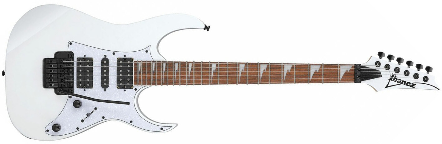 Ibanez Rg450dxb Wh Standard Hsh Fr Jat - White - Guitarra eléctrica con forma de str. - Main picture
