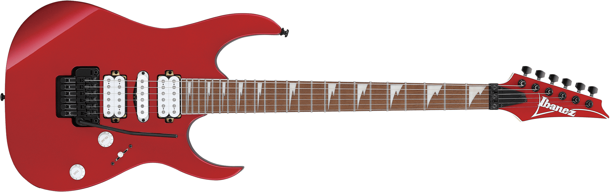 Ibanez Rg470dxwca Standard Hsh Fr Jat - Candy Apple - Guitarra eléctrica con forma de str. - Main picture