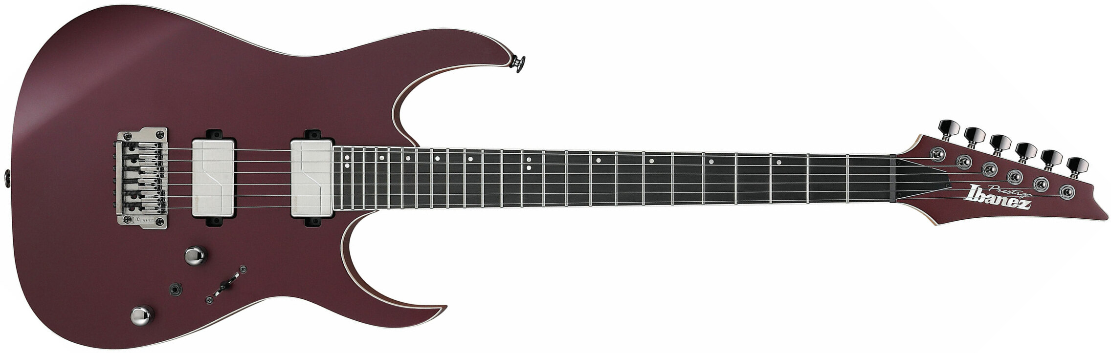 Ibanez Rg5121 Bcf Prestige Jap Hh Fishman Fluence Ht Eb - Burgundy Metallic Flat - Guitarra eléctrica con forma de str. - Main picture