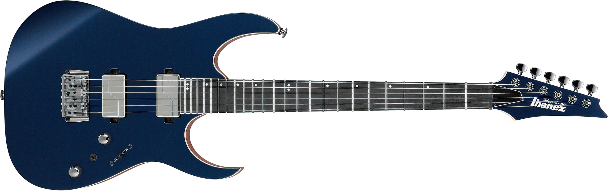 Ibanez Rg5121r Dbf Prestige Jap 2h Fishman Fluence  Ht Rw - Dark Tide Blue Flat - Guitarra eléctrica con forma de str. - Main picture