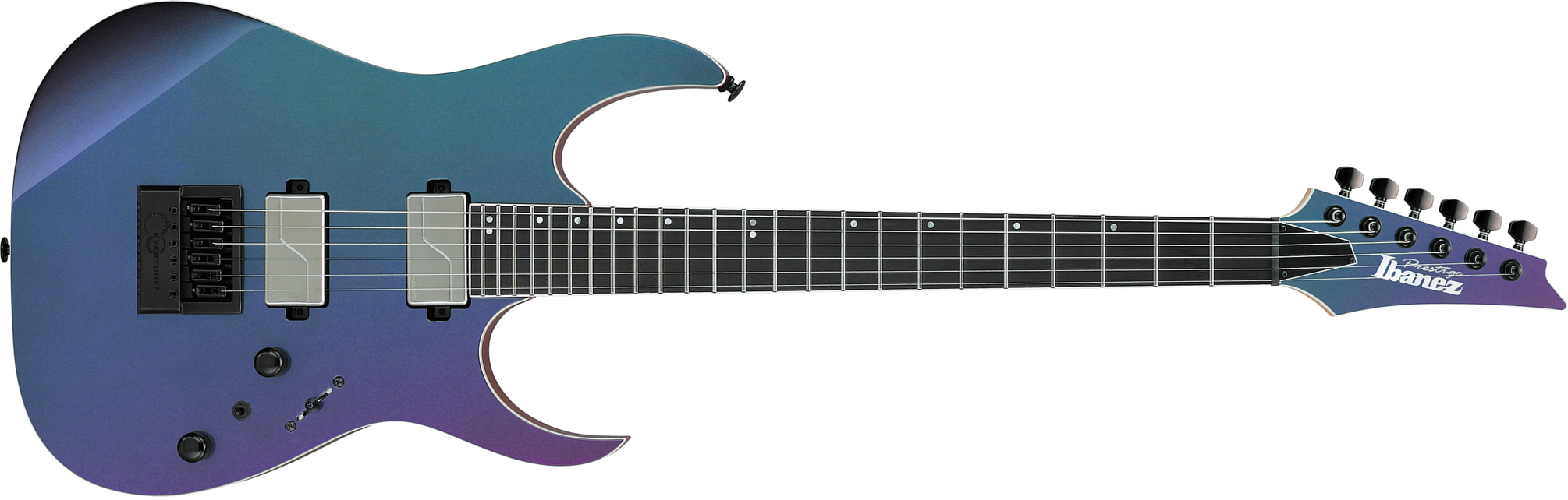 Ibanez Rg5121ret Prt Axe Design Lab Jap 2h Fishman Fluence Ht Rw - Polar Lights - Guitarra eléctrica con forma de str. - Main picture