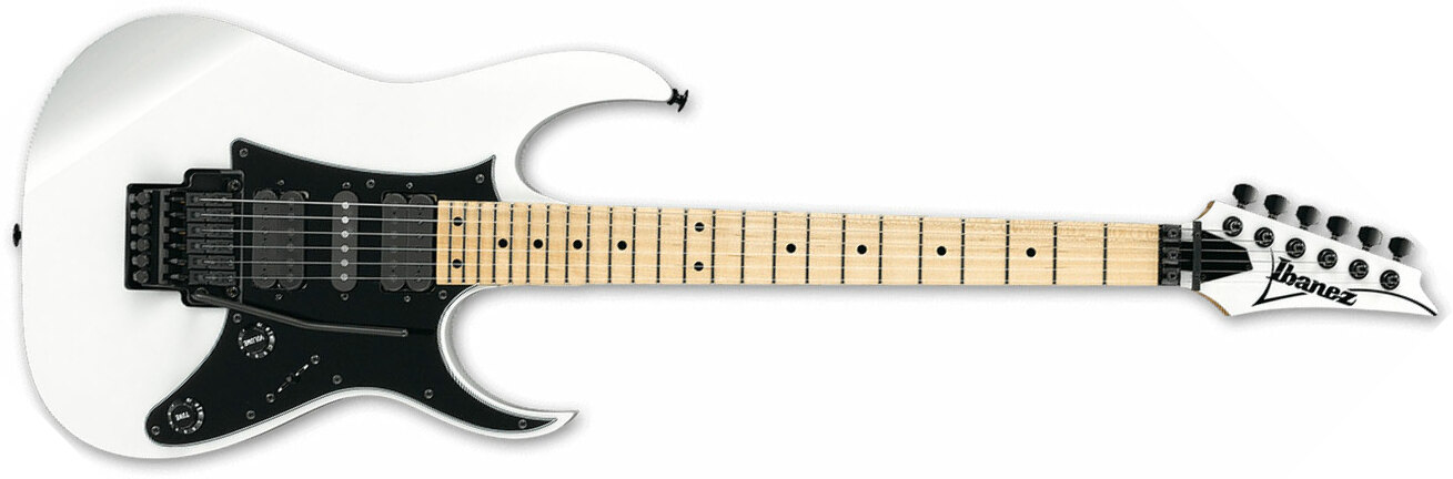 Ibanez Rg550 Wh Genesis Japan Hsh Fr Mn - White - Guitarra eléctrica con forma de str. - Main picture