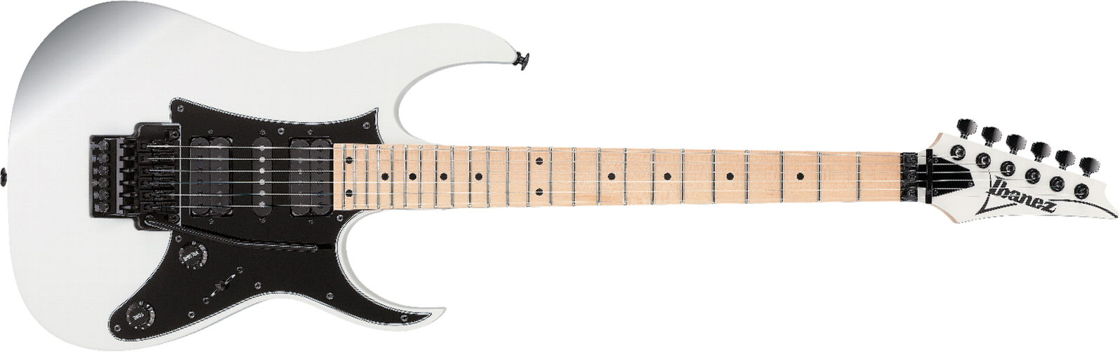 Ibanez Rg550 Whf Genesis Jap Hsh Fr Mn - White Flat - Guitarra eléctrica con forma de str. - Main picture