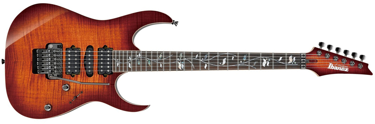 Ibanez Rg8570 Bsr J.custom Jap Hsh Dimarzio Fr Rw - Brownish Sphalerite - Guitarra eléctrica con forma de str. - Main picture