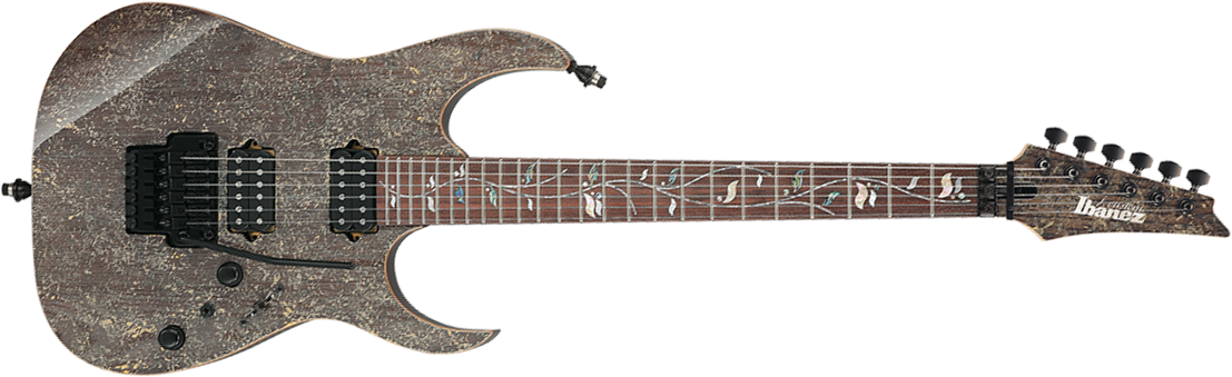 Ibanez Rg8620 Bqz J.custom Jap 2h Dimarzio Fr Eb - Black Quartz - Guitarra eléctrica con forma de str. - Main picture