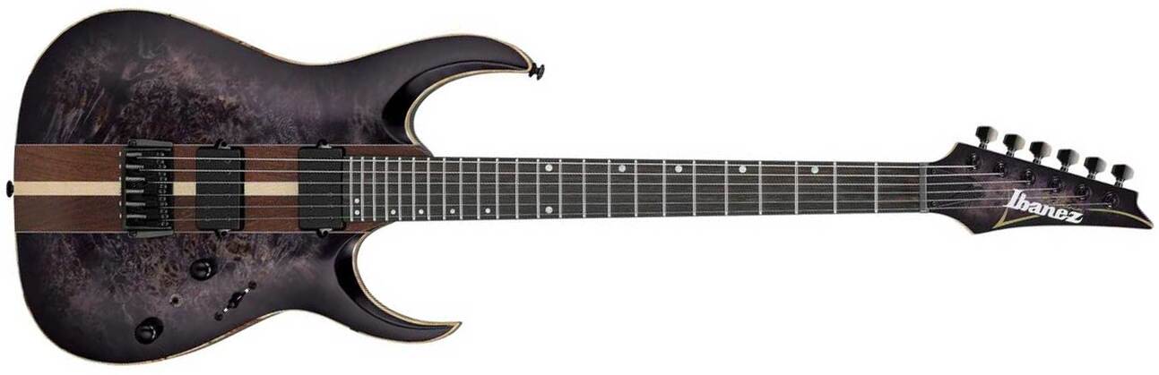 Ibanez Rga21p1pb Drl Premium 2h Dimarzio Ht Eb - Deep Twilight Burst - Guitarra eléctrica con forma de str. - Main picture