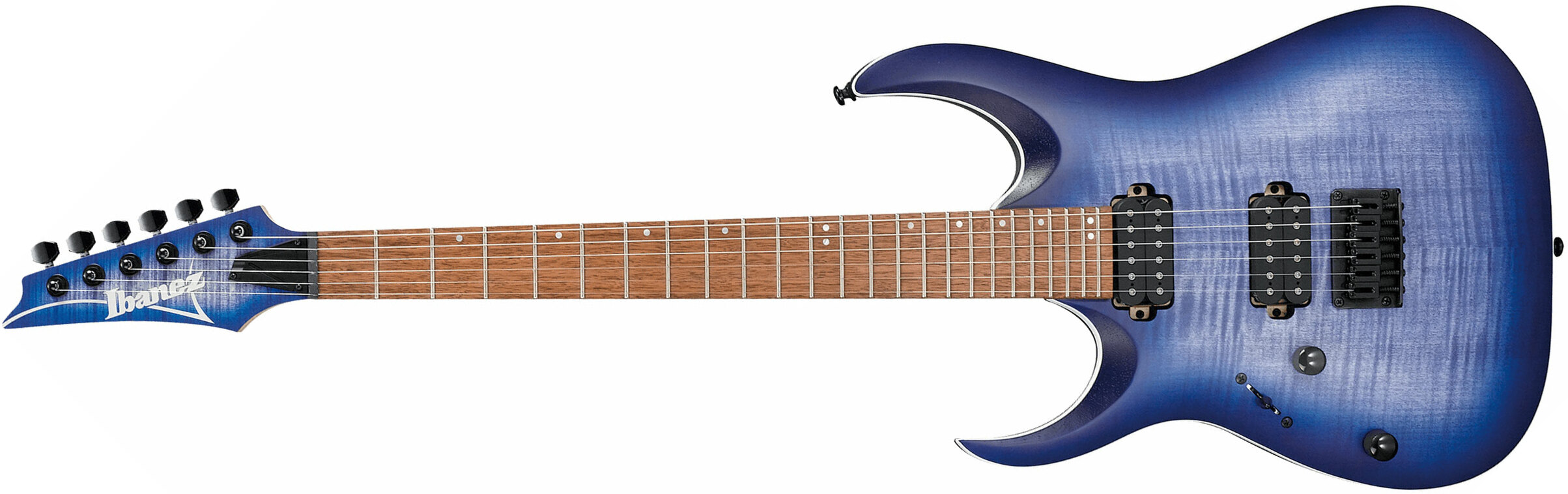 Ibanez Rga42fml Blf Gaucher Standard Hh Ht Rw - Blue Lagoon Burst Flat - Guitarra eléctrica con forma de str. - Main picture