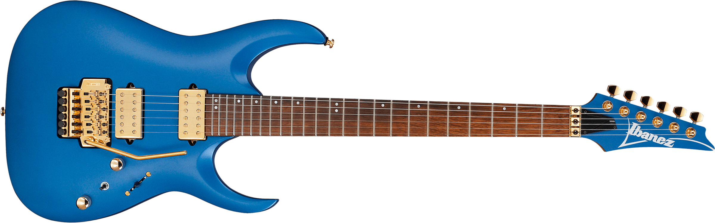 Ibanez Rga42hpt Lbm Standard  Hh Fr Jat - Laser Blue Matte - Guitarra eléctrica con forma de str. - Main picture