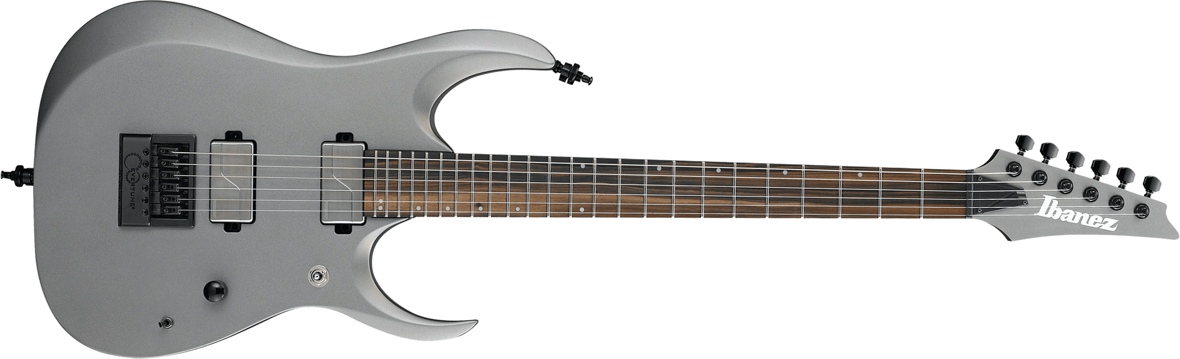 Ibanez Rgd61alet Mgm Axion Label Hh Fishman Fluence Ht Evertune Eb - Metallic Gray Matte - Guitarra eléctrica con forma de str. - Main picture