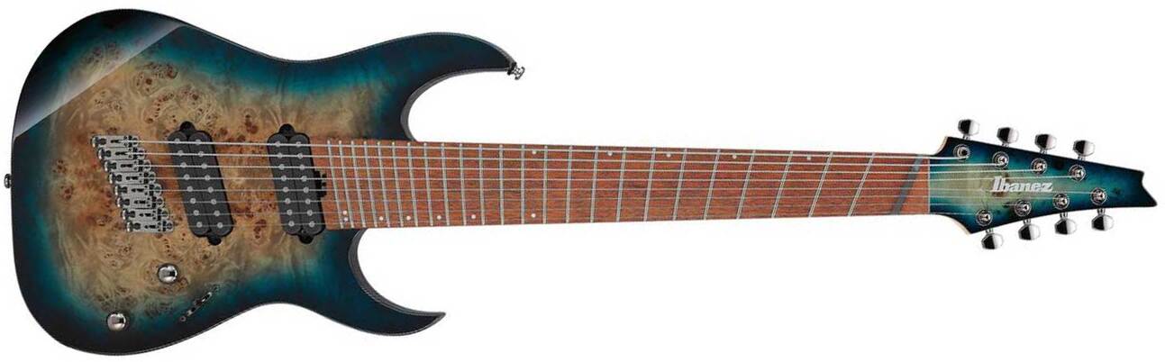 Ibanez Rgms8pb Cbs Standard 8c Multiscale 2h Ht Jat - Cosmic Blue Starburst - Multi-Scale Guitar - Main picture