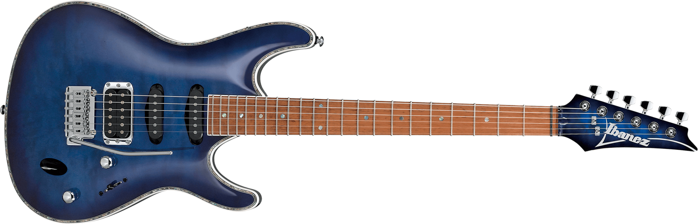 Ibanez Sa360nqm Spb Standard Hss Trem Jat - Sapphire Blue - Guitarra eléctrica con forma de str. - Main picture