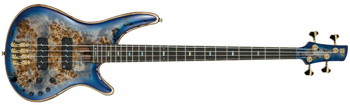 Ibanez Sr2600e Cbb Premium Active Jat - Cerulean Blue Burst - Bajo eléctrico de cuerpo sólido - Main picture