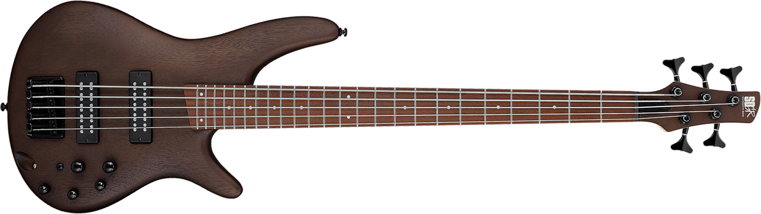 Ibanez Sr305eb Wk Standard 5c Active Jat - Walnut Flat - Bajo eléctrico de cuerpo sólido - Main picture
