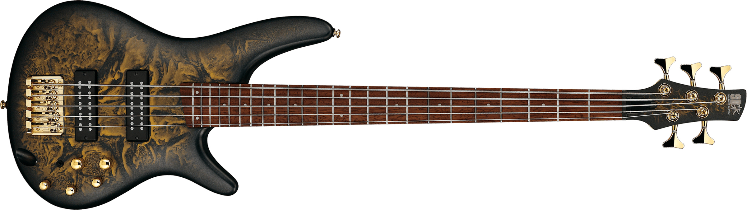 Ibanez Sr305edx Fdm Standard 5c Active Jat - Frozen Gold Matte - Bajo eléctrico de cuerpo sólido - Main picture