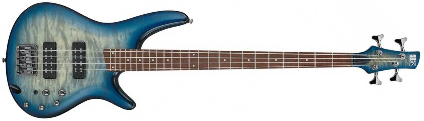 Ibanez Sr400eqm Scb Standard Active Jat - Stain Cosmic Blue Stardust - Bajo eléctrico de cuerpo sólido - Main picture
