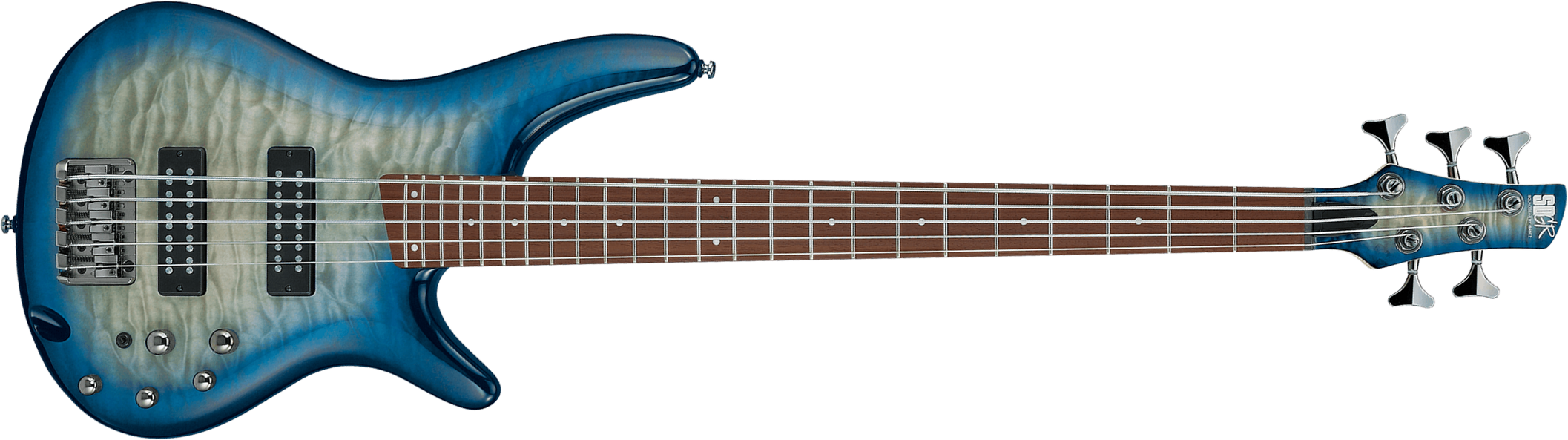 Ibanez Sr405eqm Scb Standard 5c Active Jat - Stained Cosmic Blue Starburst - Bajo eléctrico de cuerpo sólido - Main picture