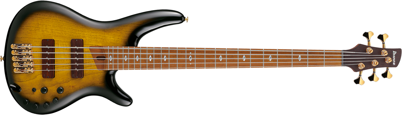 Ibanez Sr4505 Dst Prestige Jap 5c Active Mn - Desert Sunset Burst - Bajo eléctrico de cuerpo sólido - Main picture
