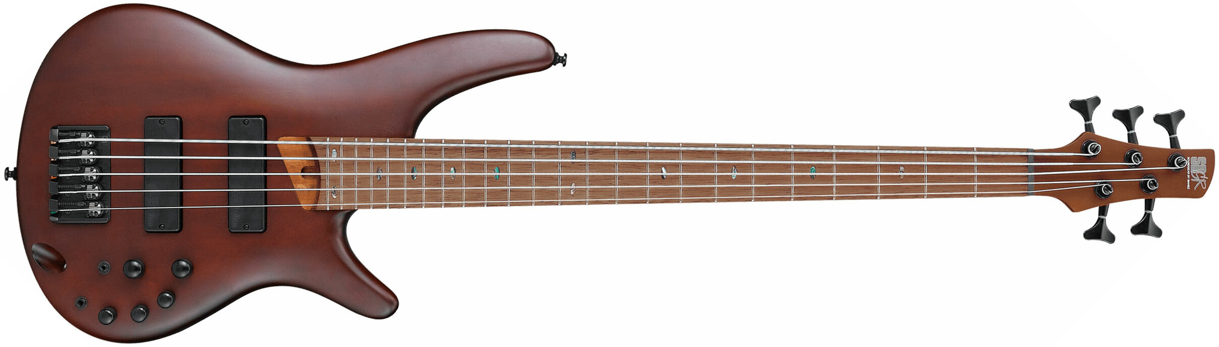 Ibanez Sr505e Bm Standard 5c Active Bartolini Rw - Brown Mahogany - Bajo eléctrico de cuerpo sólido - Main picture