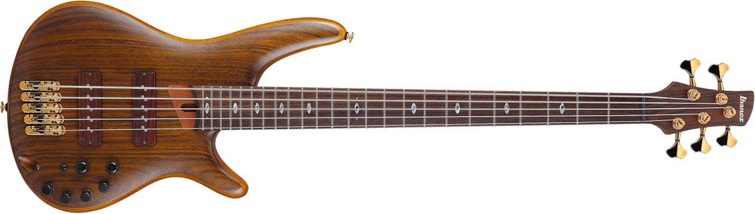 Ibanez Sr5505 Mhf Prestige Jap 5c Active Rw - Mocha Flat - Bajo eléctrico de cuerpo sólido - Main picture