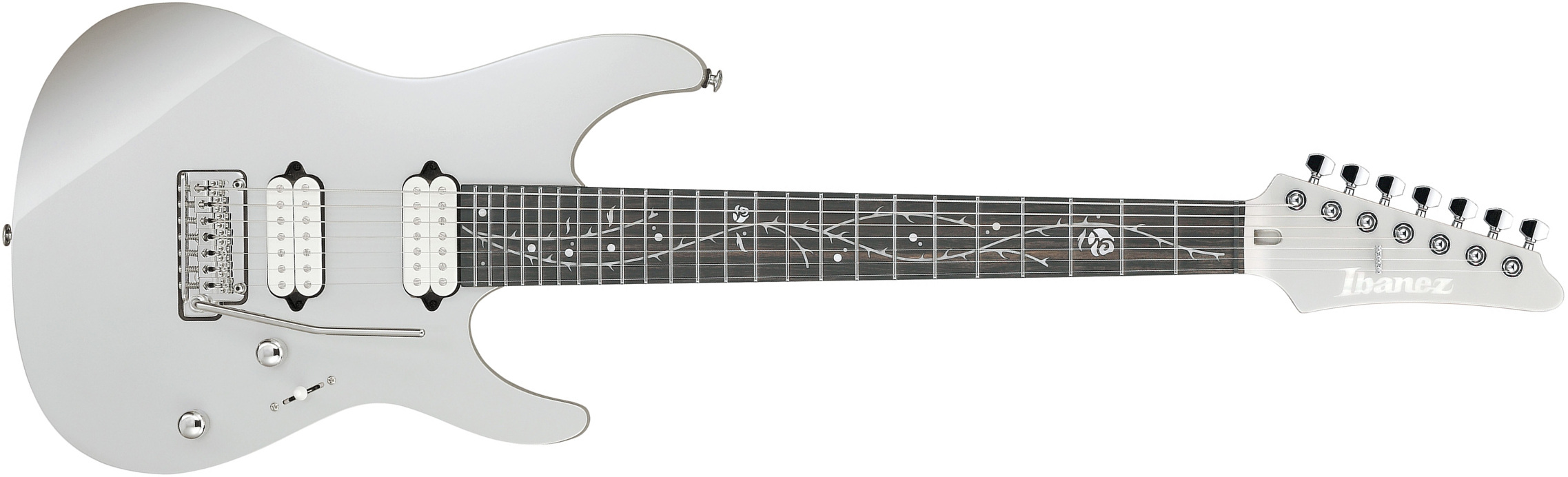 Ibanez Tim Henson Tod70 Signature 7c 2h Trem Eb - Metallic Grey - Guitarra eléctrica de autor - Main picture