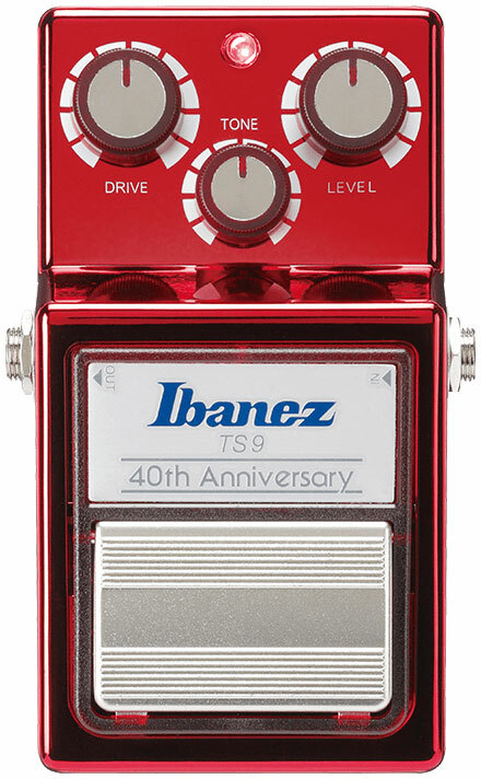 Ibanez Tube Screamer Ts940th 40th Anniversary Ltd Metallic Red - Pedal overdrive / distorsión / fuzz - Main picture