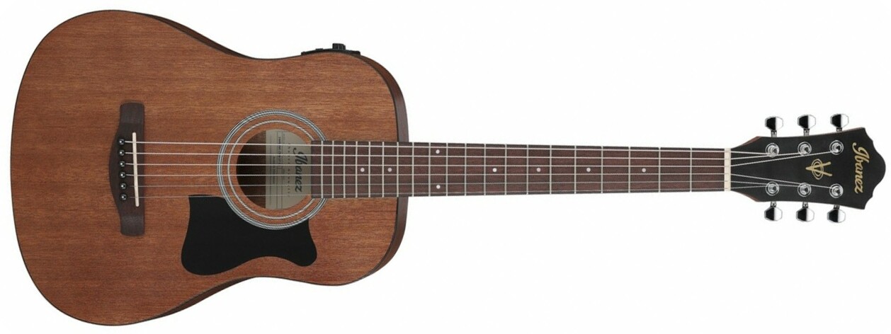 Ibanez V44e Mini Dreadnought Electro Meranti Nan - Open Pore  Natural - Guitarra folk - Main picture