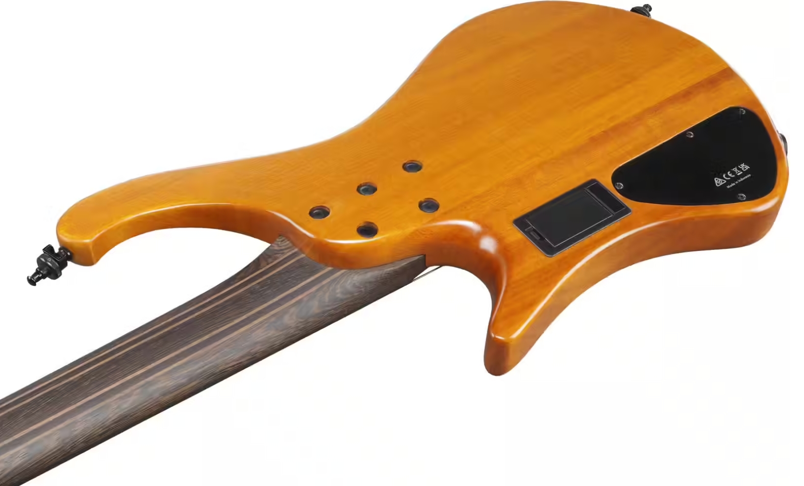 Ibanez Ehb1135ms Skl Workshop Multiscale 5c Active Bartolini Pp - Silver Wave Black Low Gloss - Bajo eléctrico de cuerpo sólido - Variation 3