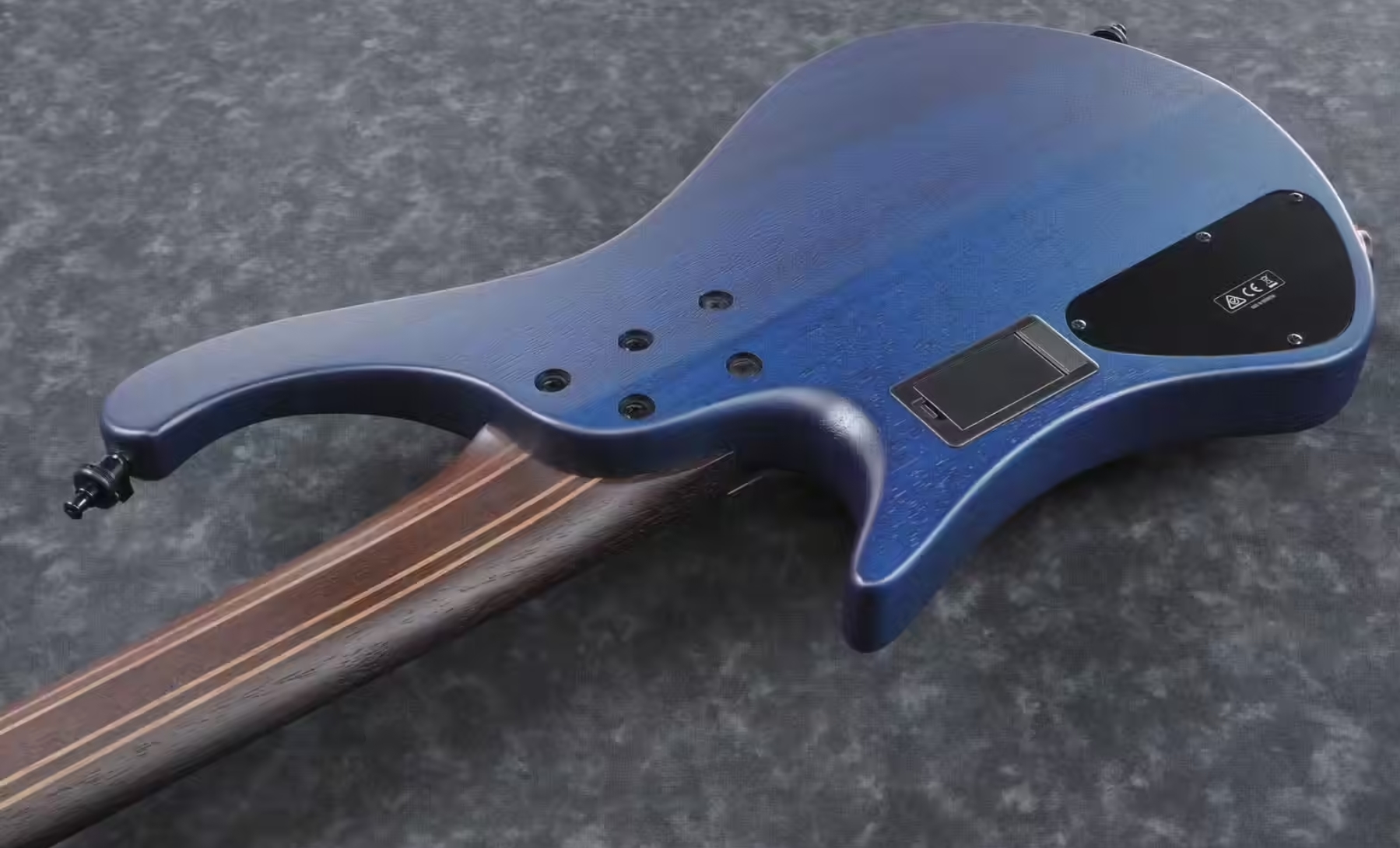 Ibanez Ehb1505ms Plf Workshop Multiscale 5c Active Pp - Pacific Blue Burst Flat - Bajo eléctrico de cuerpo sólido - Variation 2
