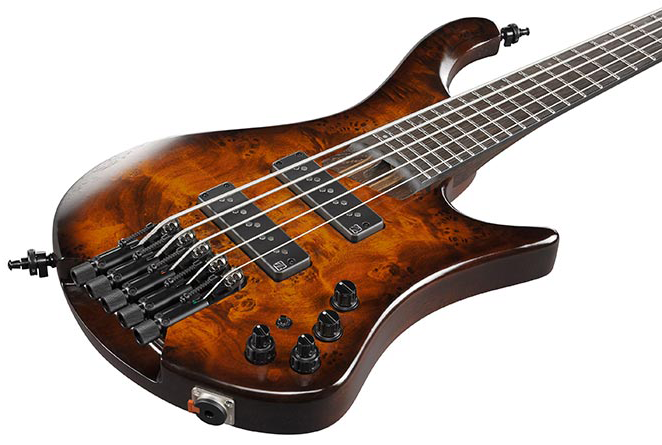 Ibanez Ehb1505s Del Workshop 5c Shsc Active Pp - Dragon Eye Burst Low Gloss - Bajo eléctrico de viaje - Variation 2