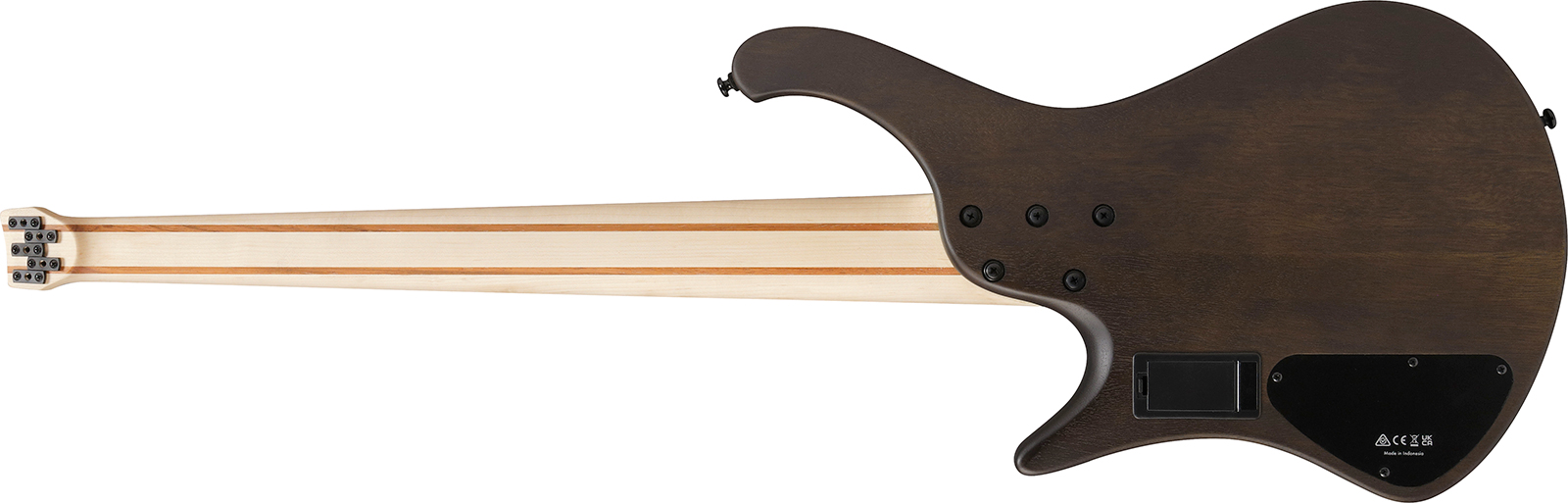 Ibanez Ehb605 Wnf Standard 5c Active Jat - Walnut Flat - Bajo eléctrico de cuerpo sólido - Variation 1