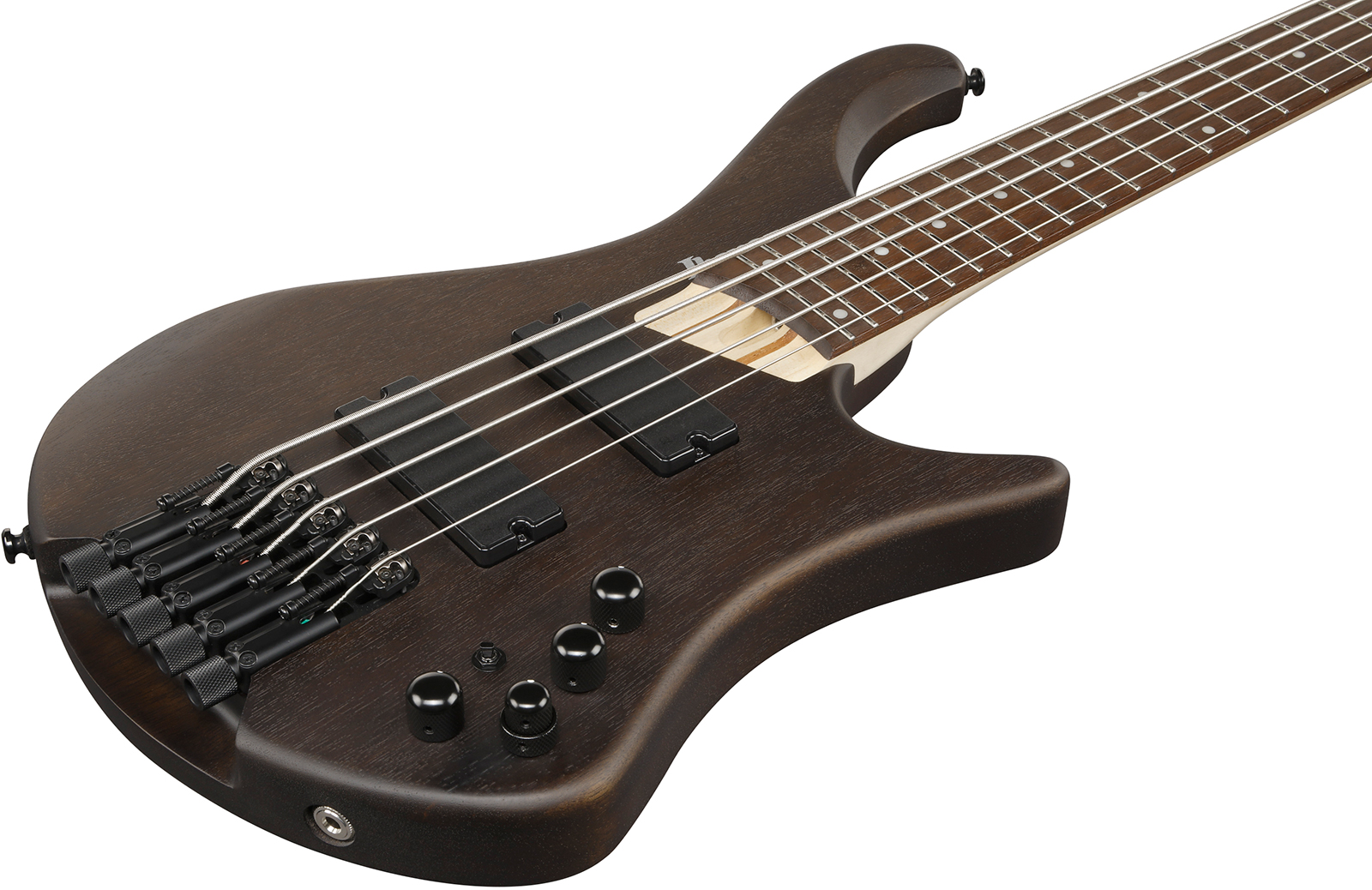 Ibanez Ehb605 Wnf Standard 5c Active Jat - Walnut Flat - Bajo eléctrico de cuerpo sólido - Variation 2