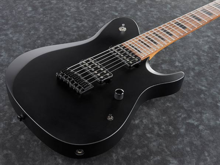 Ibanez Fr807 Bkf Standard 7c 2h Ht Pf - Black Flat - Guitarra eléctrica de 7 cuerdas - Variation 1