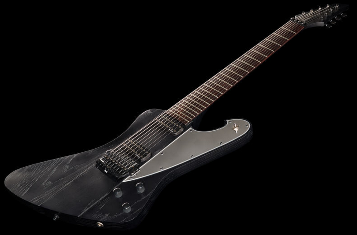 Ibanez Fredrik Thordendal Meshuggah Ftm33 Wk Signature Hh Ht Rw - Weathered Black - Guitarra eléctrica barítono - Variation 1