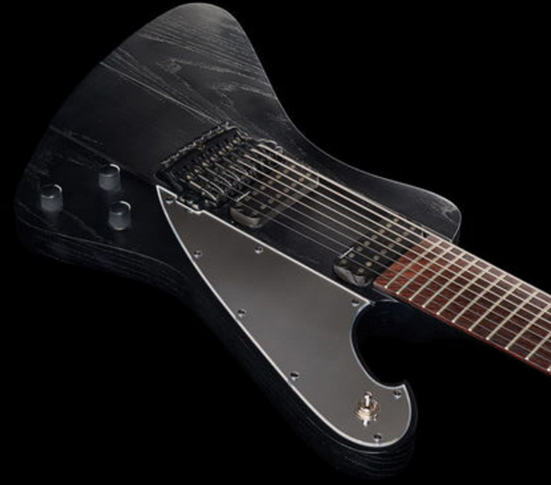 Ibanez Fredrik Thordendal Meshuggah Ftm33 Wk Signature Hh Ht Rw - Weathered Black - Guitarra eléctrica barítono - Variation 2