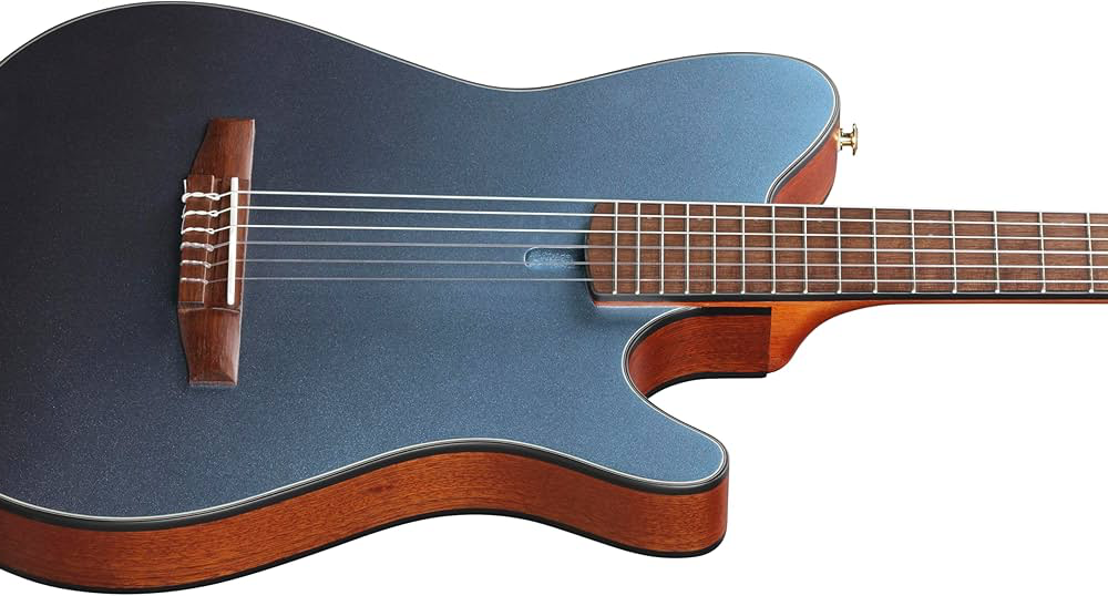 Ibanez Frh10n Ibf Hybrid Cw Epicea Sapele Wal - Indigo Blue Metallic Flat - Guitarra clásica 4/4 - Variation 2