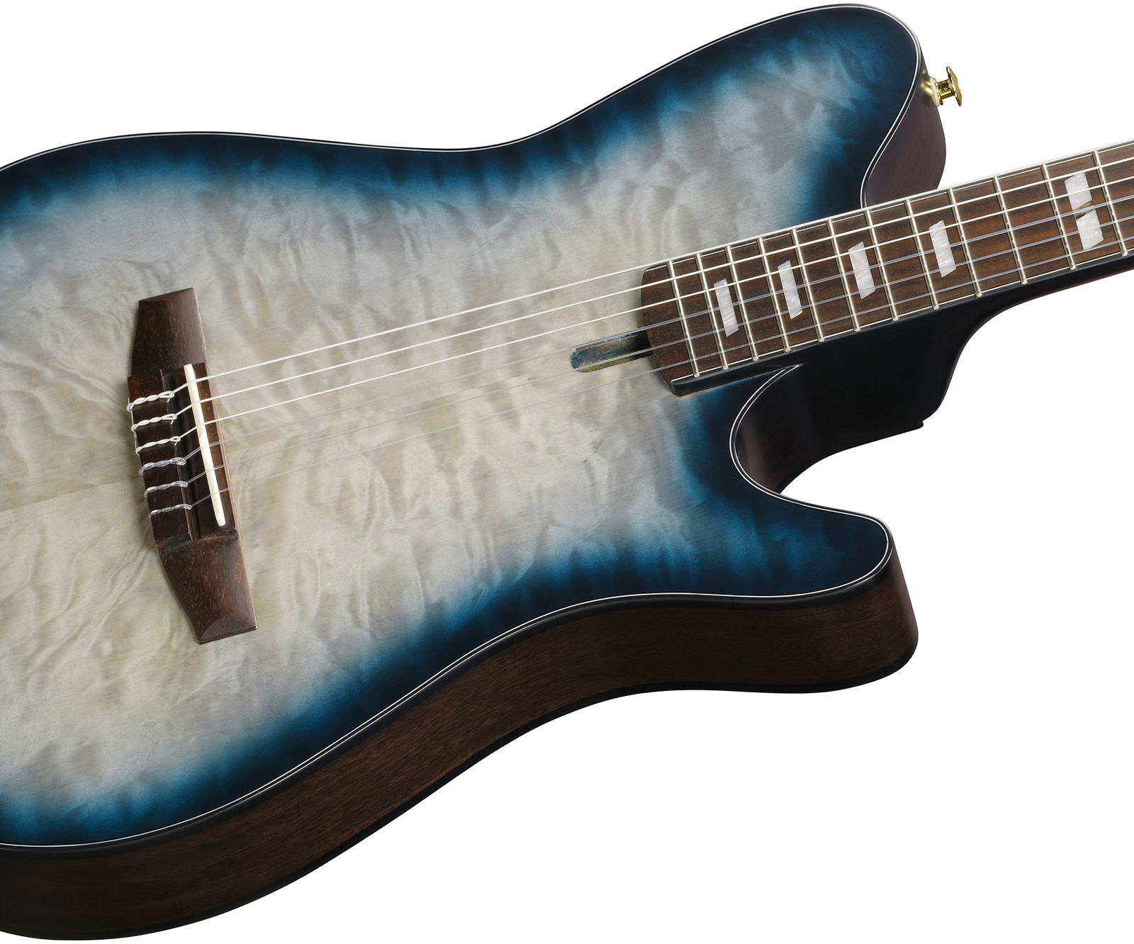 Ibanez Frh20qmn Ctl Fr Hollow Cw Erable Sapele Rw - Cosmic Blue Starburst Low Gloss - Guitarra clásica 4/4 - Variation 2