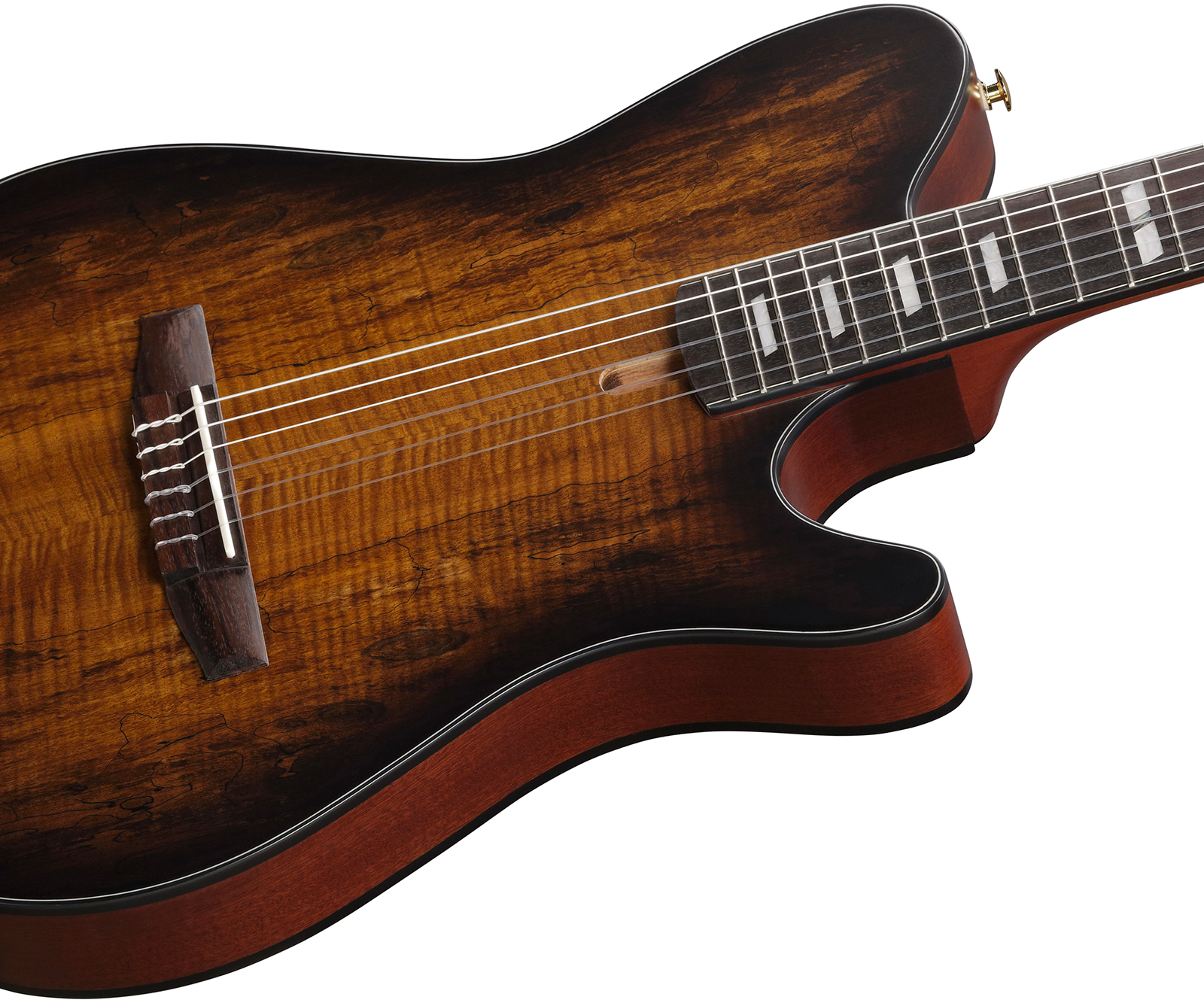 Ibanez Frh20qmn Tcl Fr Hollow Cw Erable Sapele Rw - Tobacco Burst Low Gloss - Guitarra clásica 4/4 - Variation 2