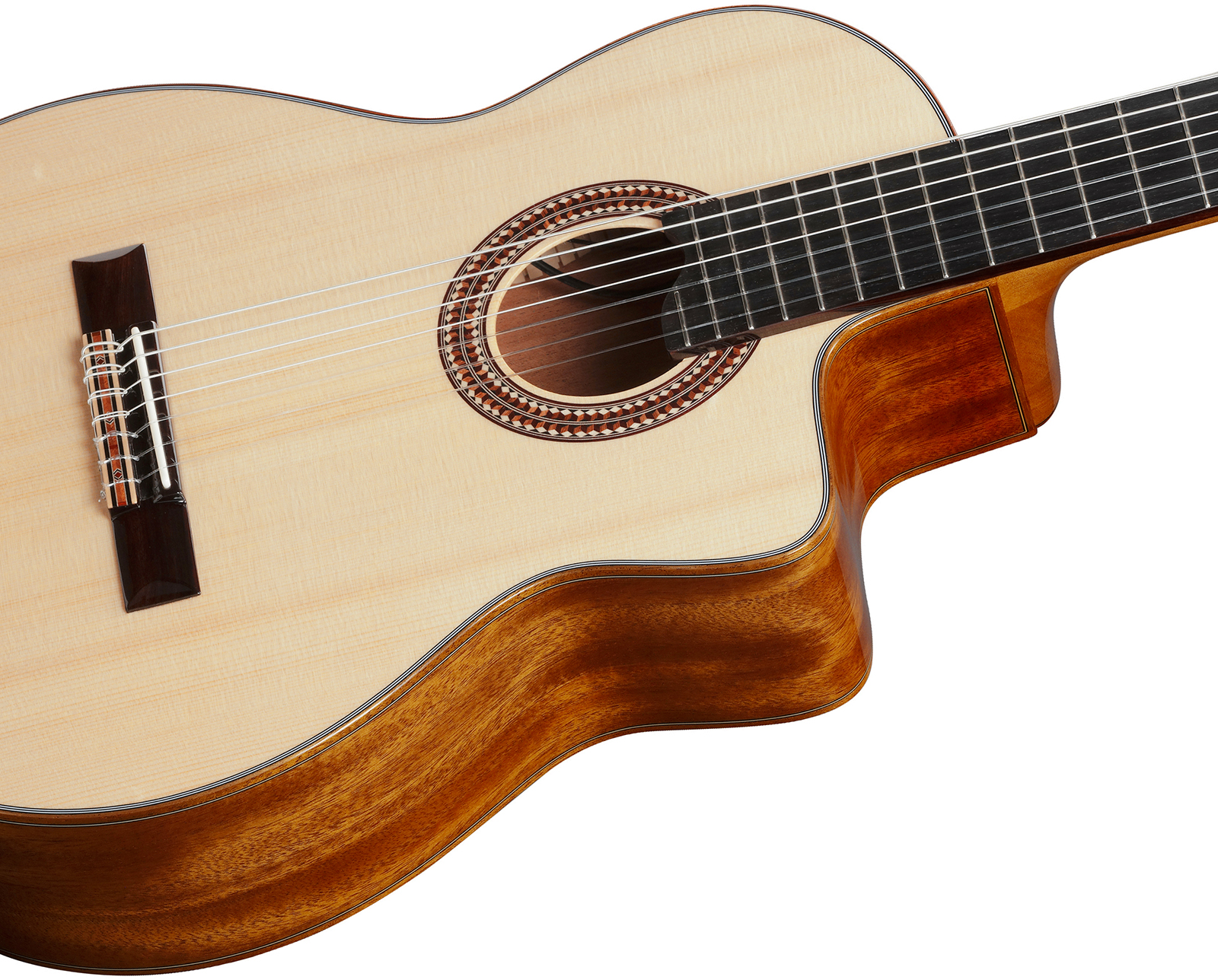 Ibanez Ga3007ce Nt Classical 4/4 7c Epicea Acajou Rw - Natural High Gloss - Guitarra clásica 4/4 - Variation 2